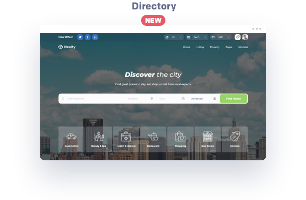 Directory wordpress theme