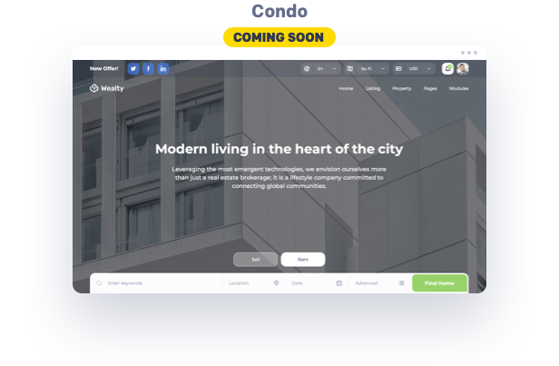 Condo wp website